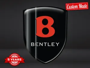 Bentley Badges Silicone Auto Résistants Qualité Pro